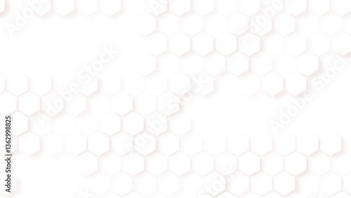 Hexagon Beehive honeycomb pattern wall black and white, Hexagon isolated clipping path horizontal for design honeycomb texture for pattern .