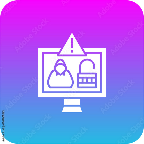 Cyber attack Icon
