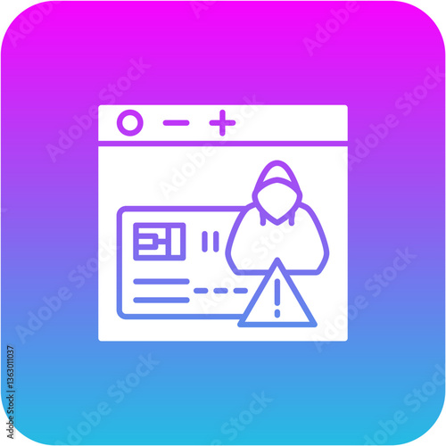 Online hacking Icon