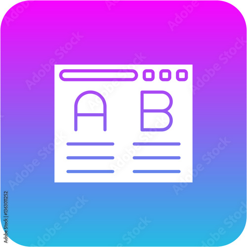 Ab testing Icon