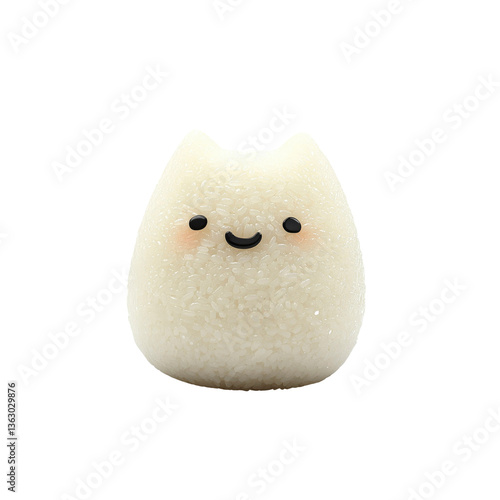 Adorable Cat-Shaped Rice Ball Onigiri - Cute Japanese Food