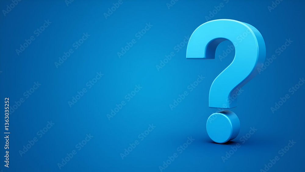 human question mark icon blue background copy space concept as A question mark icon is displayed on a blue background symbolizing inquiry problem solving and seeking knowledge with ample space for tex human question mark icon blue background copy space concept as A question mark icon is displayed on a blue background symbolizing inquiry problem solving and seeking knowledge with ample space for tex