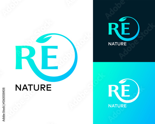 Wordmark design about refresh nature.


