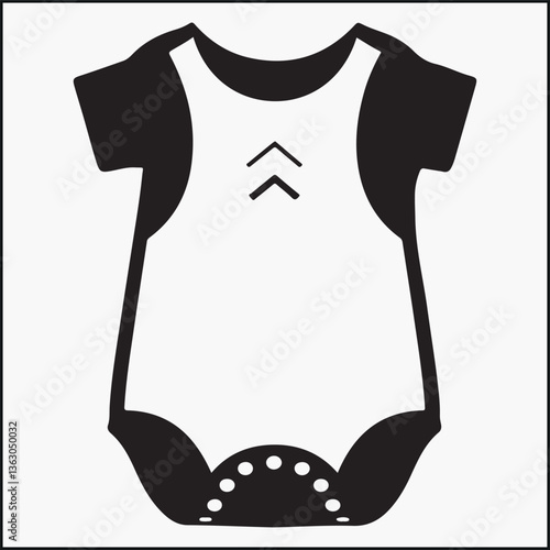 baby romper  silhouette