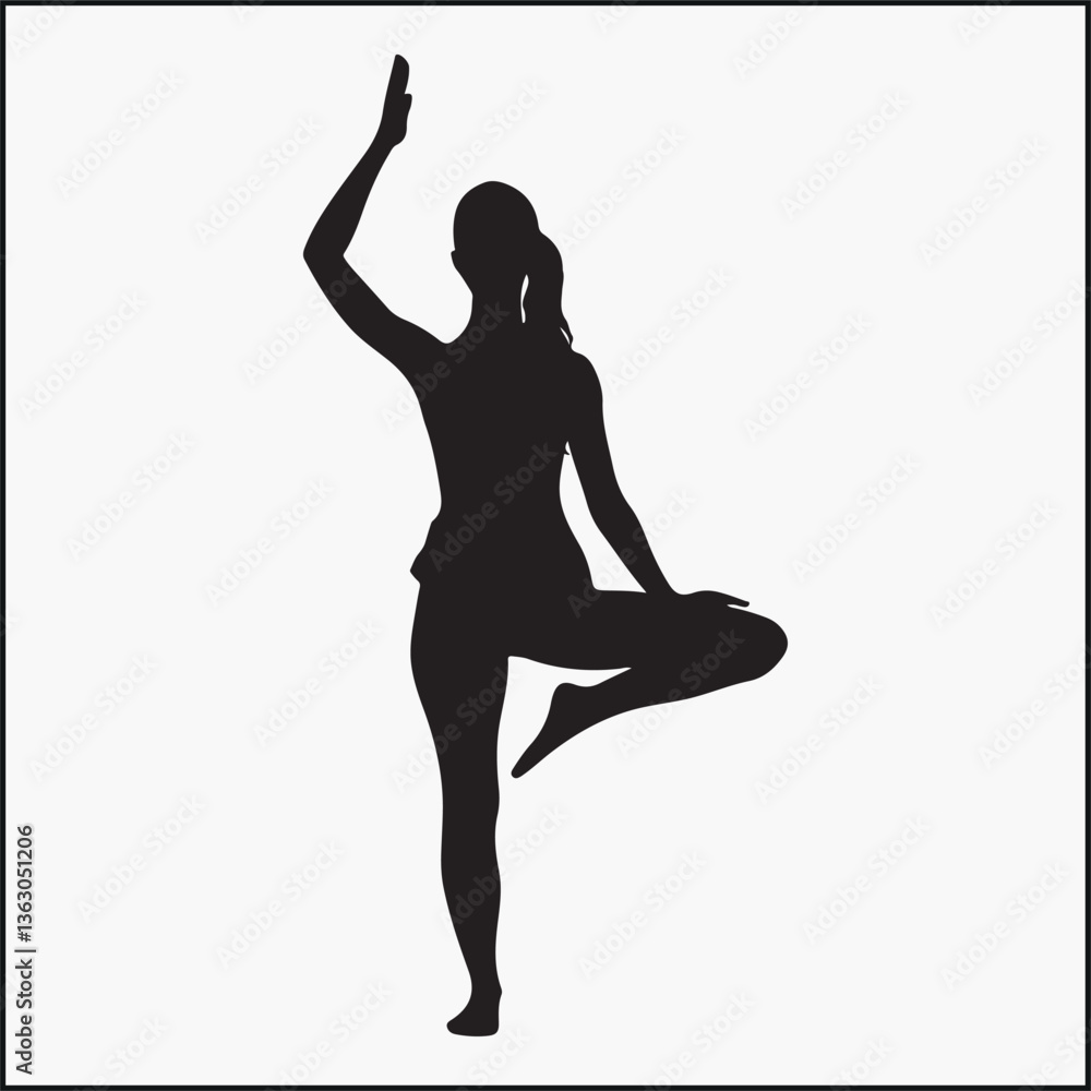 asana silhouette
 