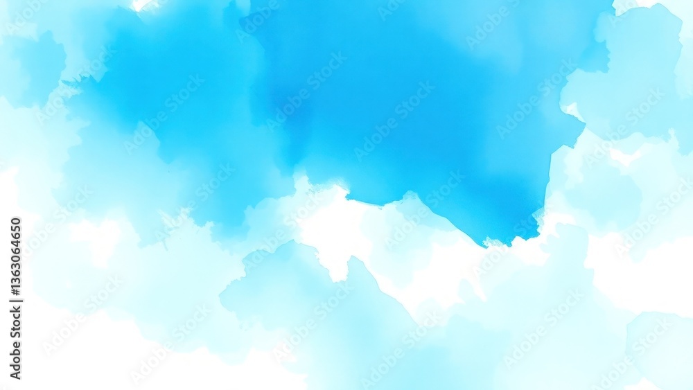Blue turquoise teal mint cyan white abstract watercolor. Colorful art background. Light pastel. Brush splash daub stain grunge. Like a dramatic sky with clouds. Or snow storm cold wind frost winter. Blue turquoise teal mint cyan white abstract watercolor. Colorful art background. Light pastel. Brush splash daub stain grunge. Like a dramatic sky with clouds. Or snow storm cold wind frost winter.