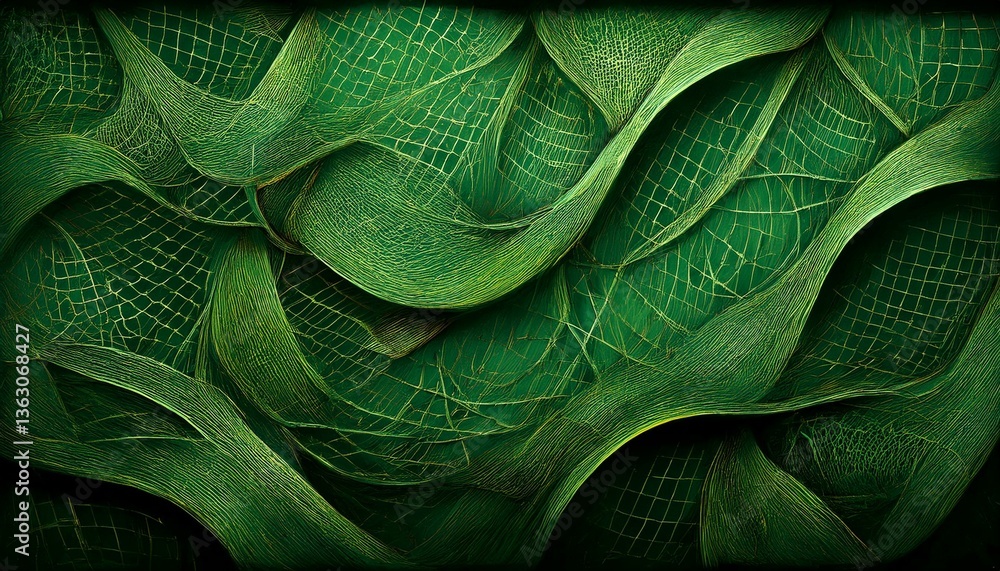 Obraz premium green netted background grungy