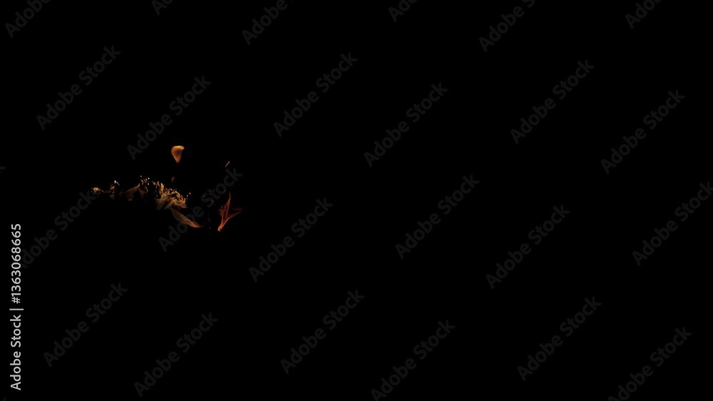 Burning flames from start to finish with ProRes codec Isolated by Alpha channel, a close-up of a simulated fiery fire burning with the colors of real flames Burning flames from start to finish with ProRes codec Isolated by Alpha channel, a close-up of a simulated fiery fire burning with the colors of real flames
