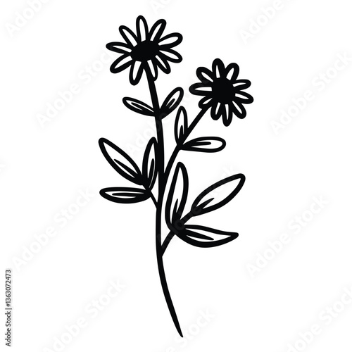 Wallpaper Mural Flower Icon Vector Design Torontodigital.ca