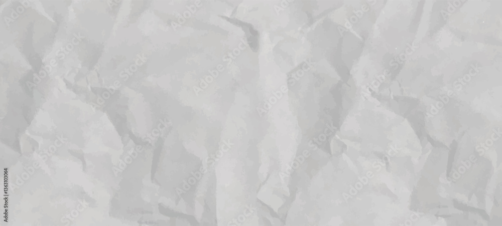 Obraz premiumThe texture of white paper is crumpled Background Old vintage page Hardboard with copy space for text.