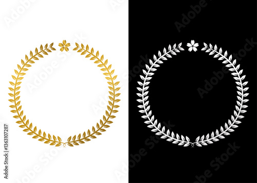 月桂樹、月桂冠、アワードと表彰、ローレルと桜のアイコン25