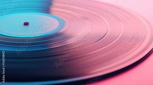 Close-up vinyl disc, pastel gradient background, minimal design, 3D illustration. --ar 16:9 --quality 2 --style raw --stylize 250 --v 6.1 Job ID: e5583b38-4e41-4f7a-9069-2e6fae09f9a7