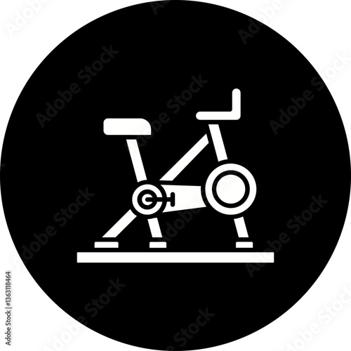 Stationary bicycle Icon