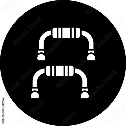 Pushup bars Icon