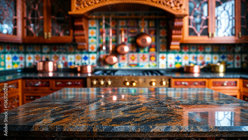 Indian Traditional Kitchen with Handcrafted Elements