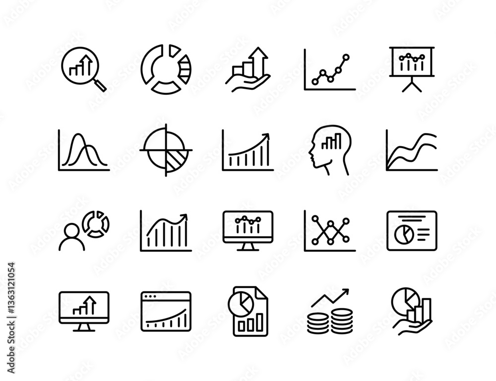 data-analytics-vector-icon-set-adjustable-line-weight-chart-graph