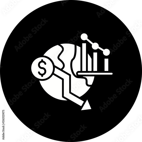 Economic crisis Icon