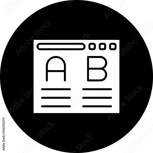 Ab testing Icon