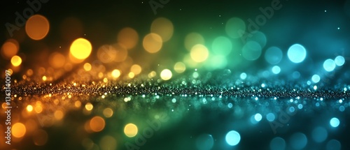 Abstract Bokeh Lights Gradient.