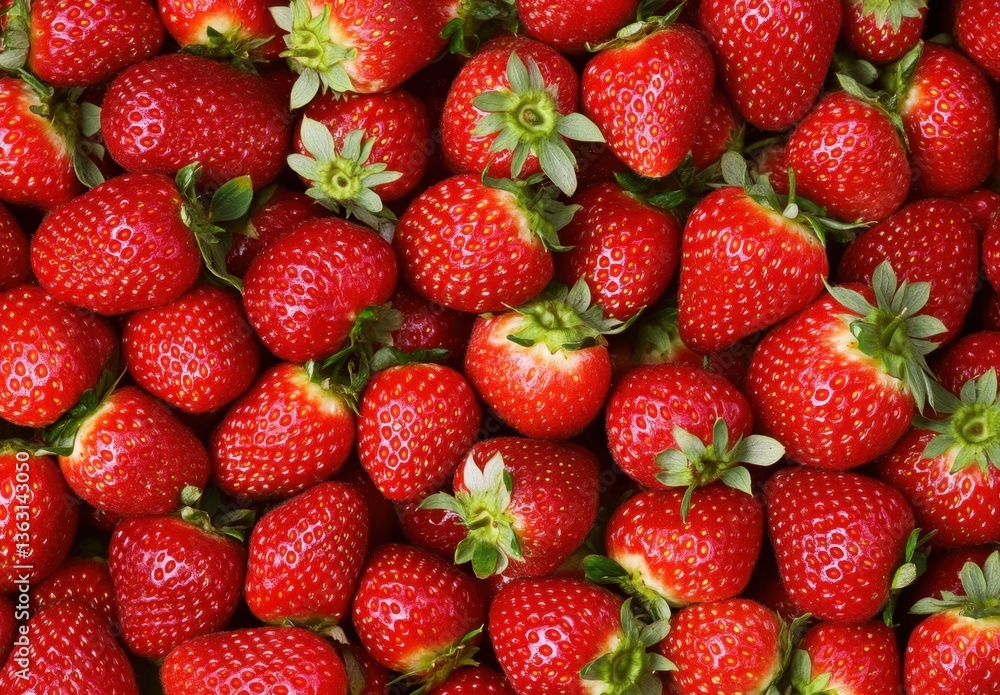 Fresh strawberries closeup full frame Fresh strawberries closeup full frame