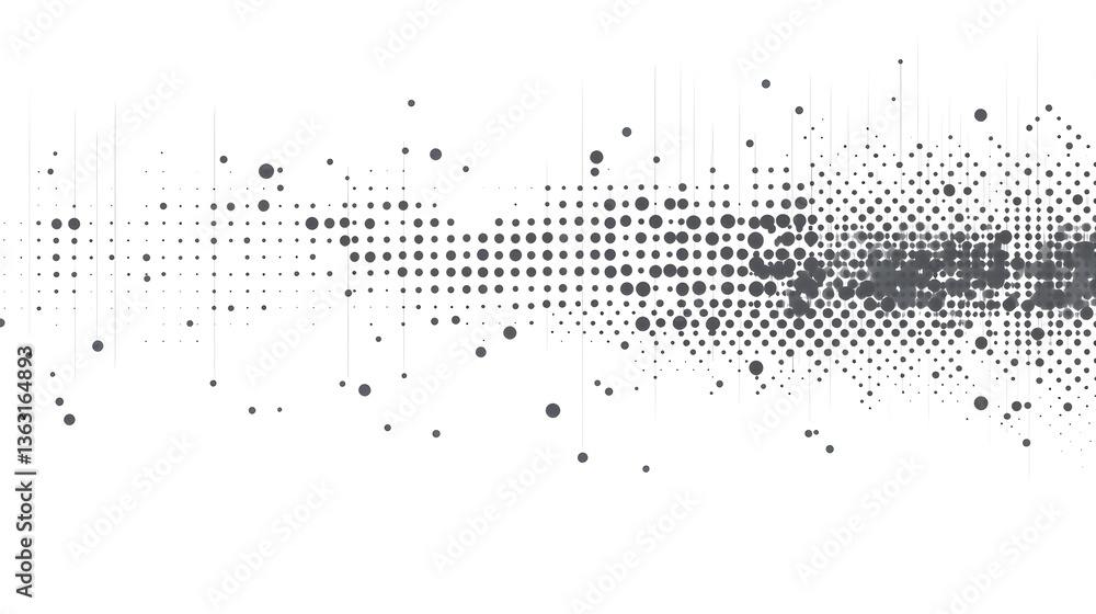 Dynamic Moving Jerky Dots Line Loading Animation on Black Background Dynamic Moving Jerky Dots Line Loading Animation on Black Background