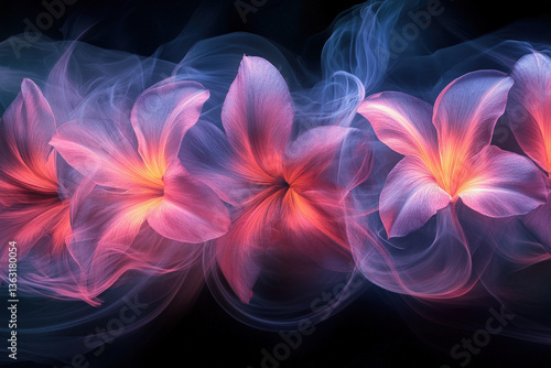 An abstract representation ...