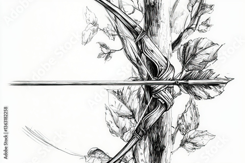 Bow sketch: A detailed illu...