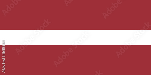Latvia Flag Vector Clipart Illustration, High-Quality Design for National Symbols, European Heritage, and Graphic Use