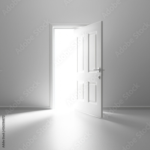 open door isolated