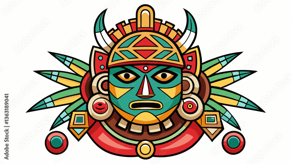 Mayan symbols tattoo template vector file Mayan symbols tattoo template vector file