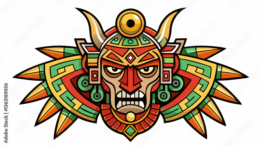 Mayan symbols tattoo template vector file Mayan symbols tattoo template vector file