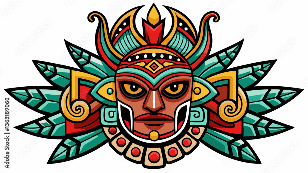 Mayan symbols tattoo template vector file Mayan symbols tattoo template vector file