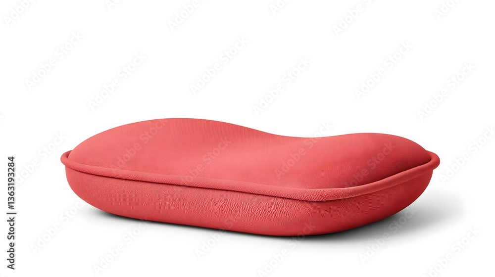 Soft Textured Red Pillow Designed for Comfort and Aesthetic Appeal in Modern Interior Spaces Soft Textured Red Pillow Designed for Comfort and Aesthetic Appeal in Modern Interior Spaces