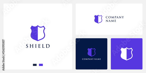 Rescue shield logo design template
