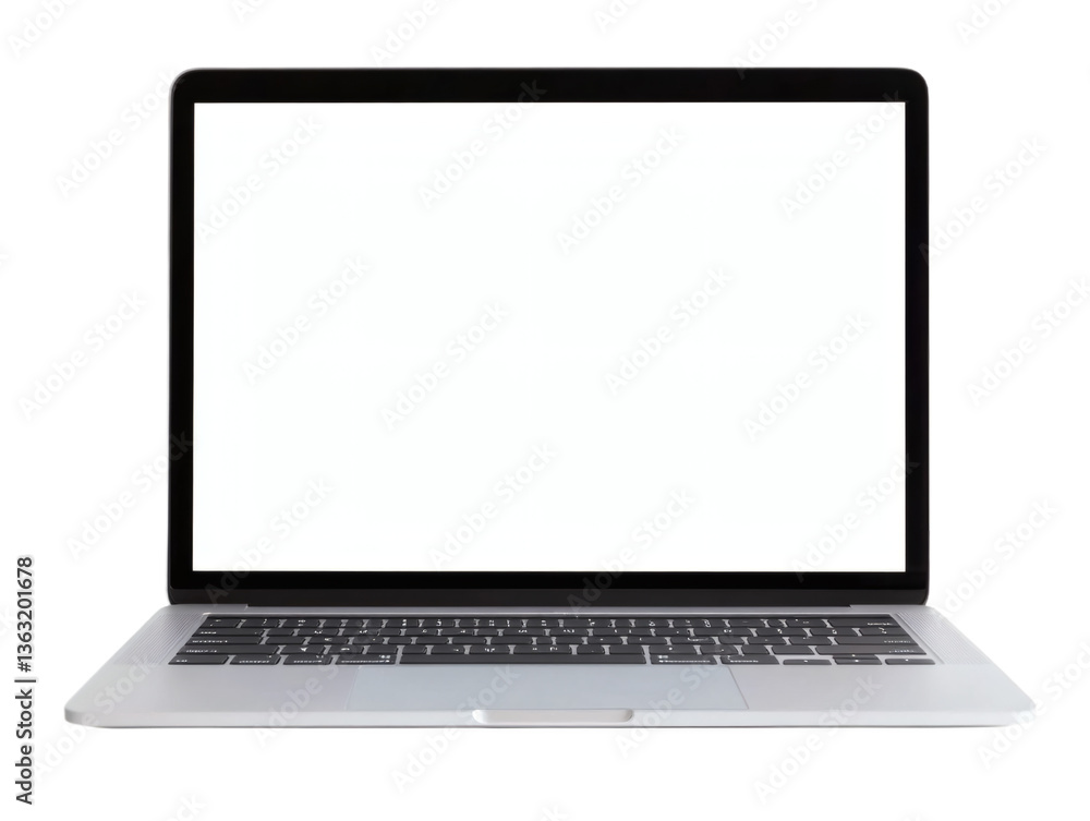 Laptop with Blank Screen - Transparent PNG Laptop with Blank Screen - Transparent PNG