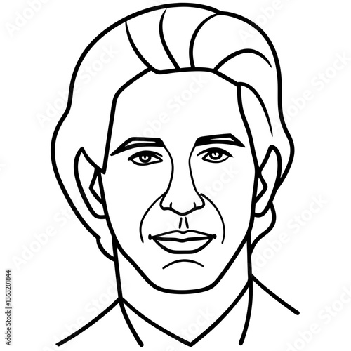 Portraits Drawing Line Art
