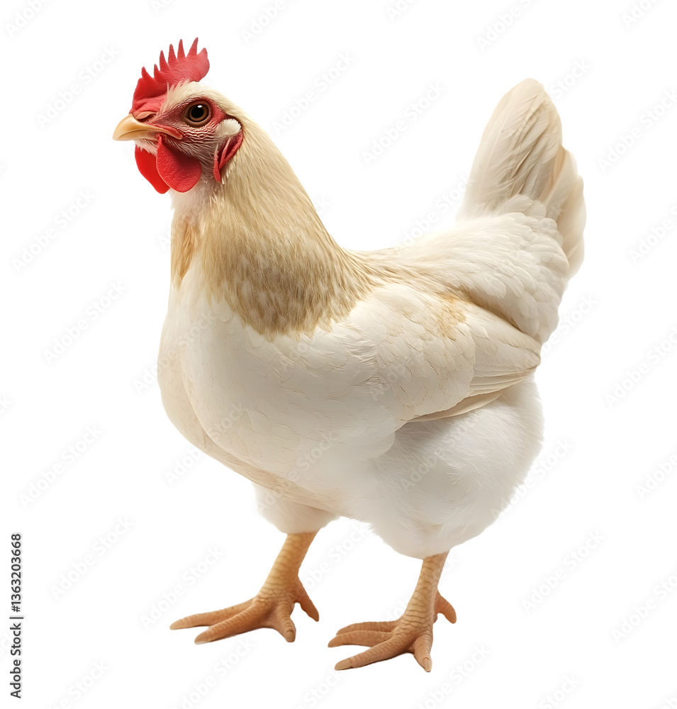 Fototapeta premium White Hen - Transparent PNG