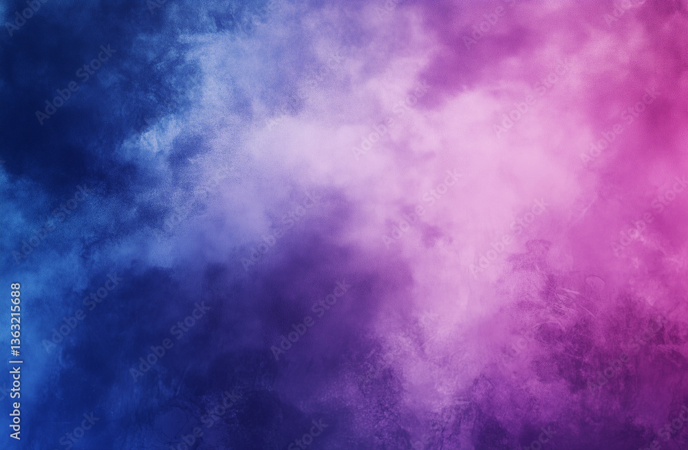 Fototapeta premium Colorful abstract background with blue smoke and light
