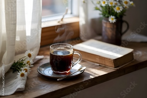 cup of tea and a book