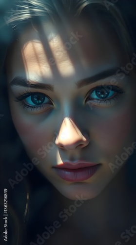 portrait of a young woman