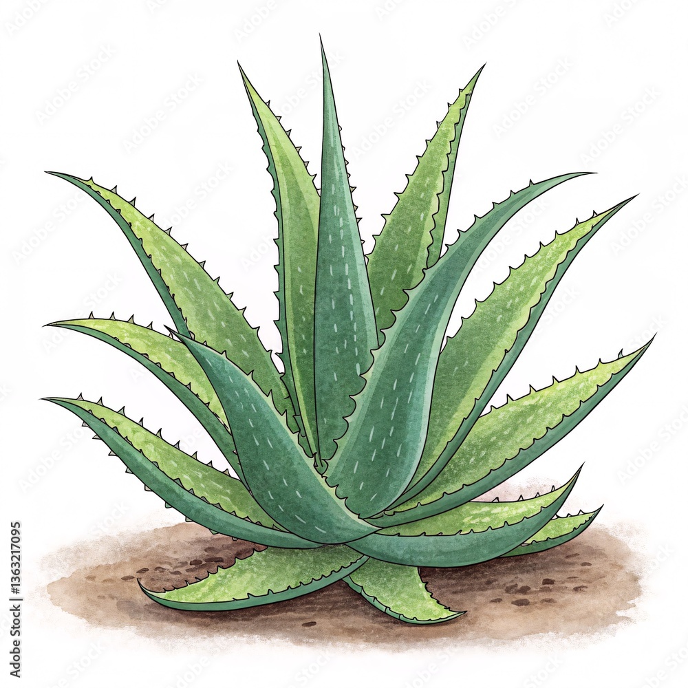 Fototapeta premium aloe vera plant