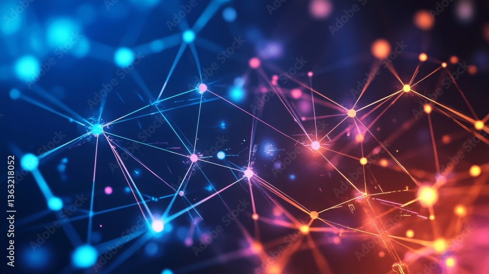 Dynamic network connections in digital space virtual environment abstract design futuristic concept Dynamic network connections in digital space virtual environment abstract design futuristic concept