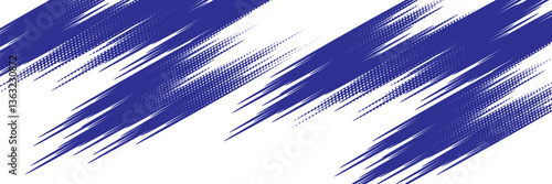 Fényképezés white and blue gradient pattern texture background.