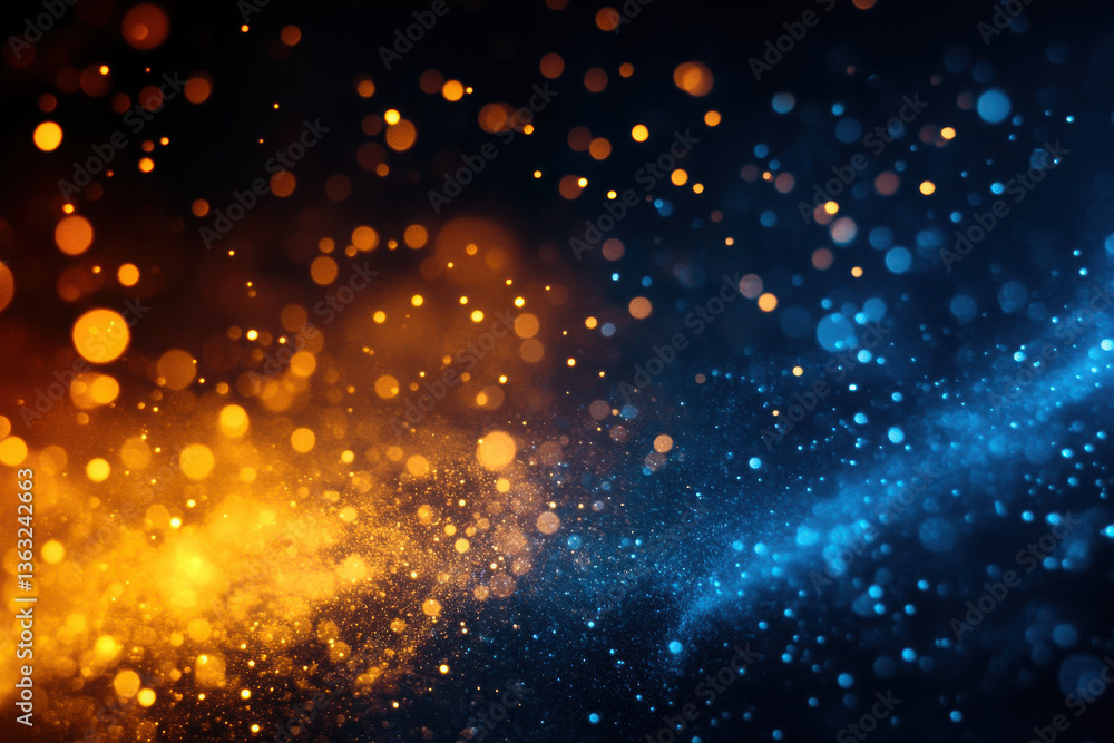 Fototapeta premium Abstract colorful particle background