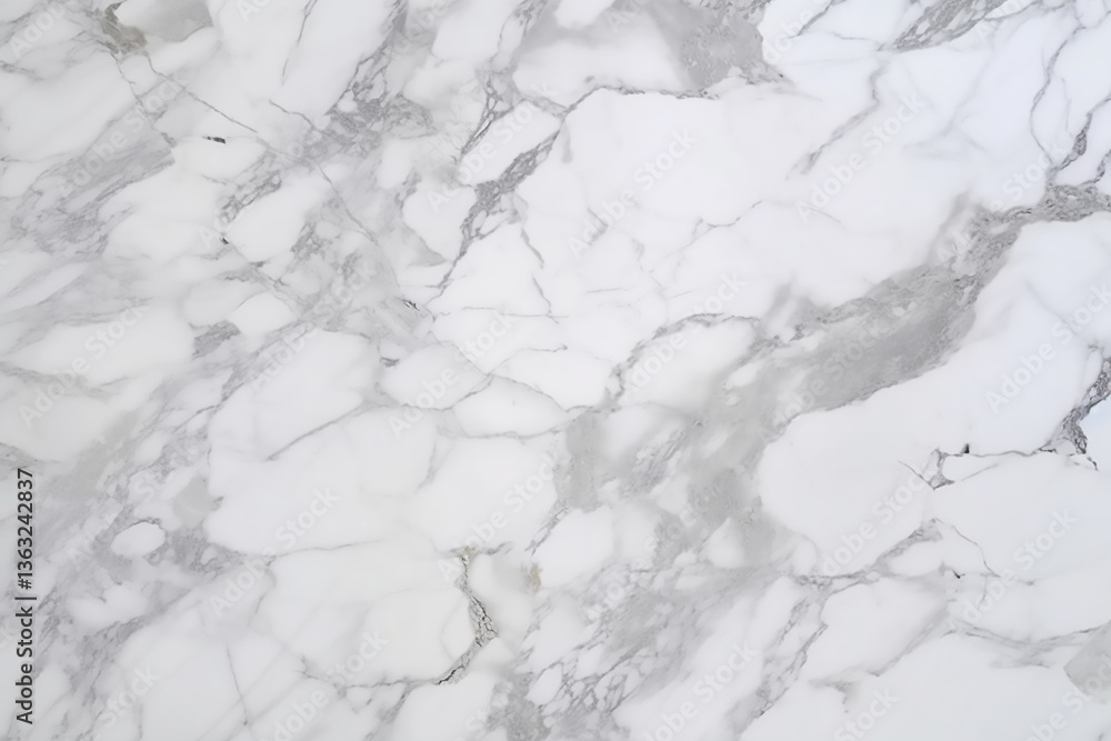 Obraz premium White carrara statuario marble texture background, calacatta glossy marbel the texture appears glossy and elegant, with subtle veins and variations 