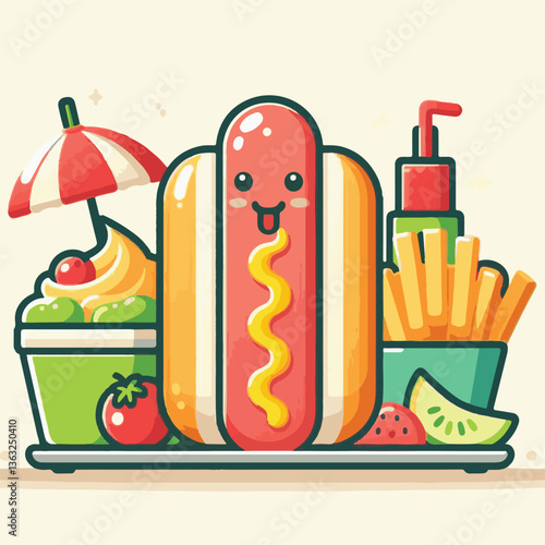 food, hotdog, american, meal, delicious, grilled, fast, meat, sausage, dinner, snack, sandwich, bun, lunch, tasty, hot dog, bread, fastfood, mustard, unhealthy, hot, background, dog, ketchup, isolated