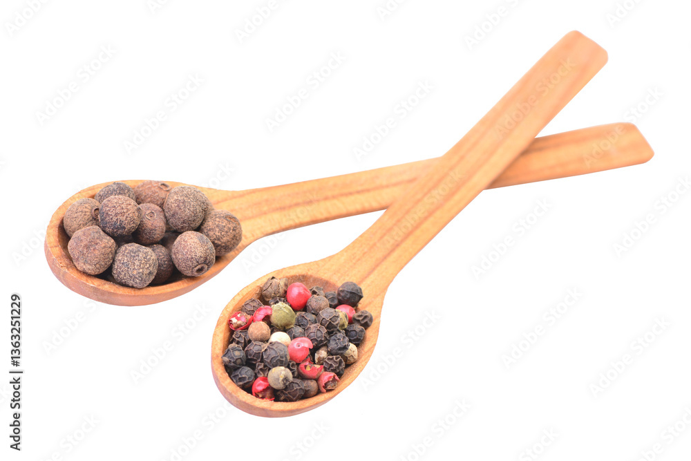 Pepper on white background isolated