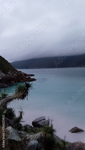 Paradisiacal beach with crystal clear waters in Arraial do Cabo