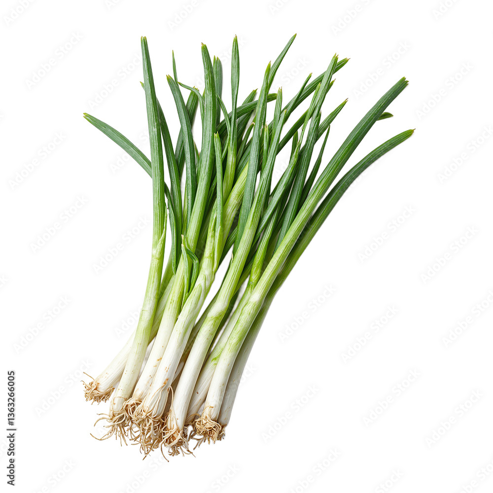 Fresh spring onions with crisp green stems and white bulbs symbolizing freshness and healthy eating Great for culinary concepts Fresh spring onions with crisp green stems and white bulbs symbolizing freshness and healthy eating Great for culinary concepts