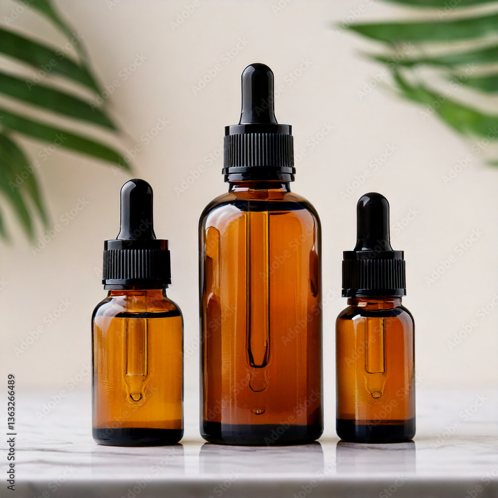 Sophisticated Skincare: Realistic Cosmetic Mockup Sophisticated Skincare: Realistic Cosmetic Mockup